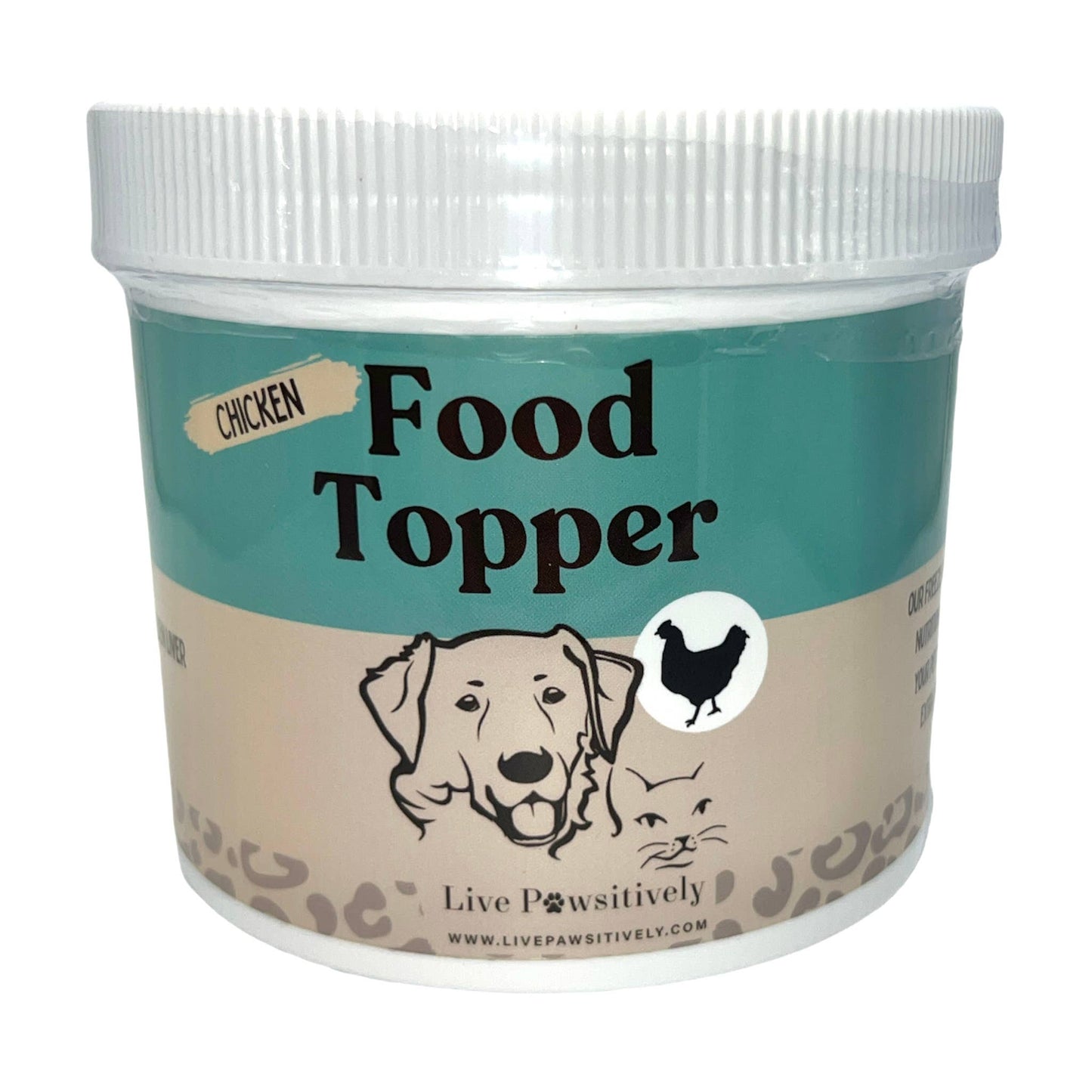 Beef, Chicken, Lamb & Salmon Food topper for dogs and cats