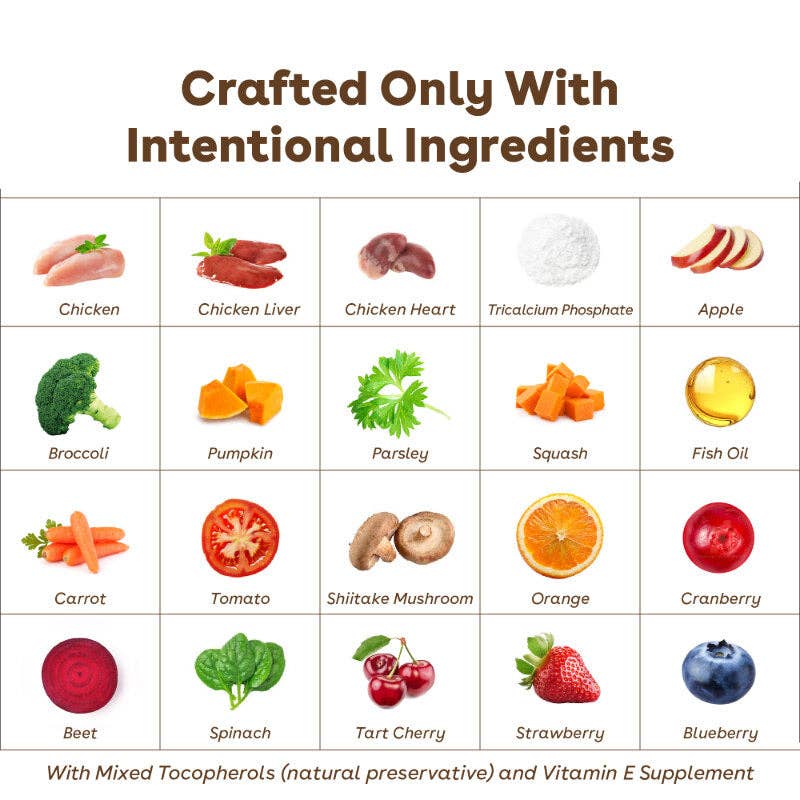 Freeze-Dried Raw Dog Food - Chicken Recipe