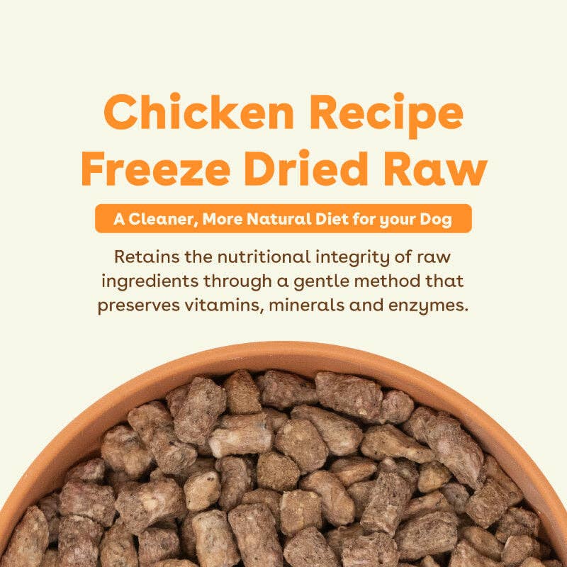 Freeze-Dried Raw Dog Food - Chicken Recipe
