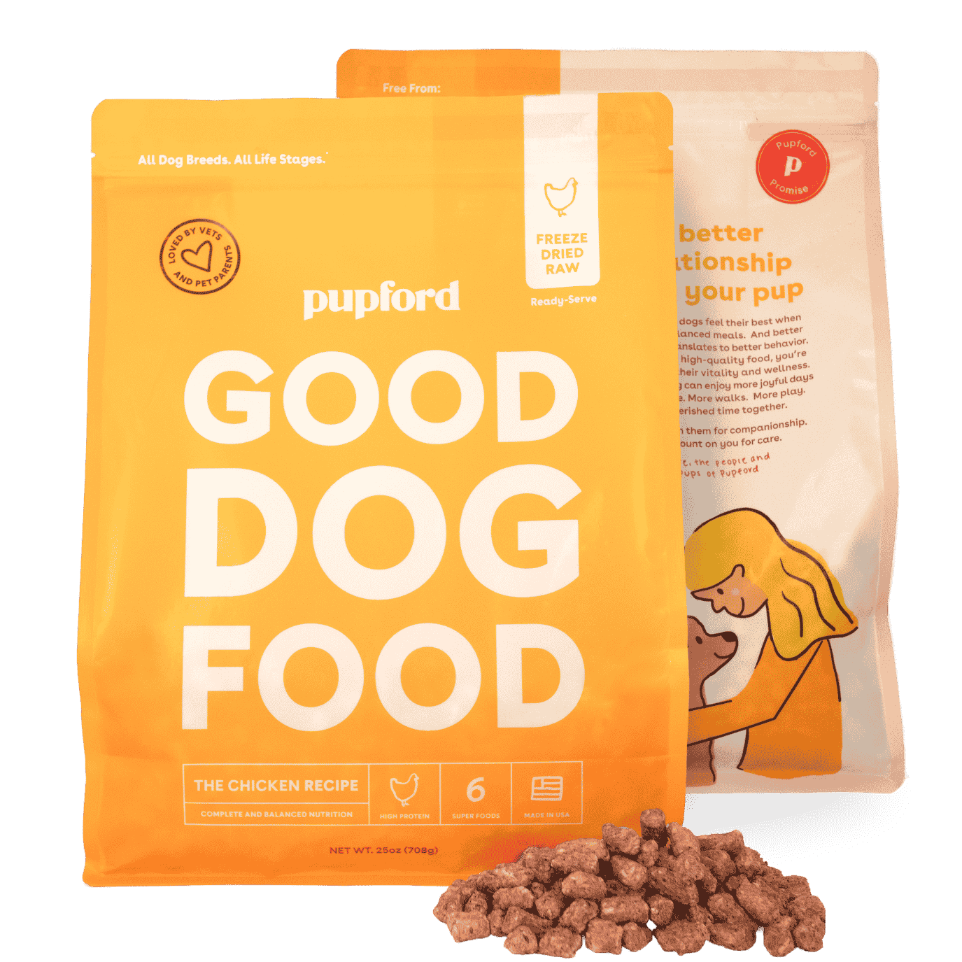 Freeze-Dried Raw Dog Food - Chicken Recipe
